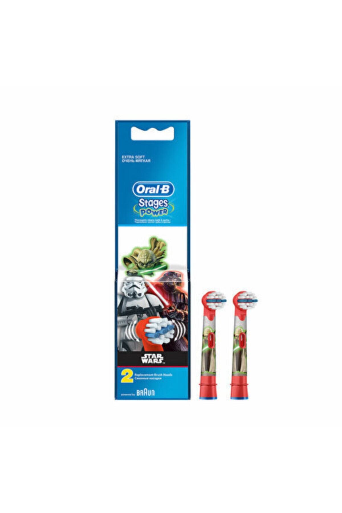 OralB Yedek Başlık Stages Çocuklar Için, Star Wars 2 Adet