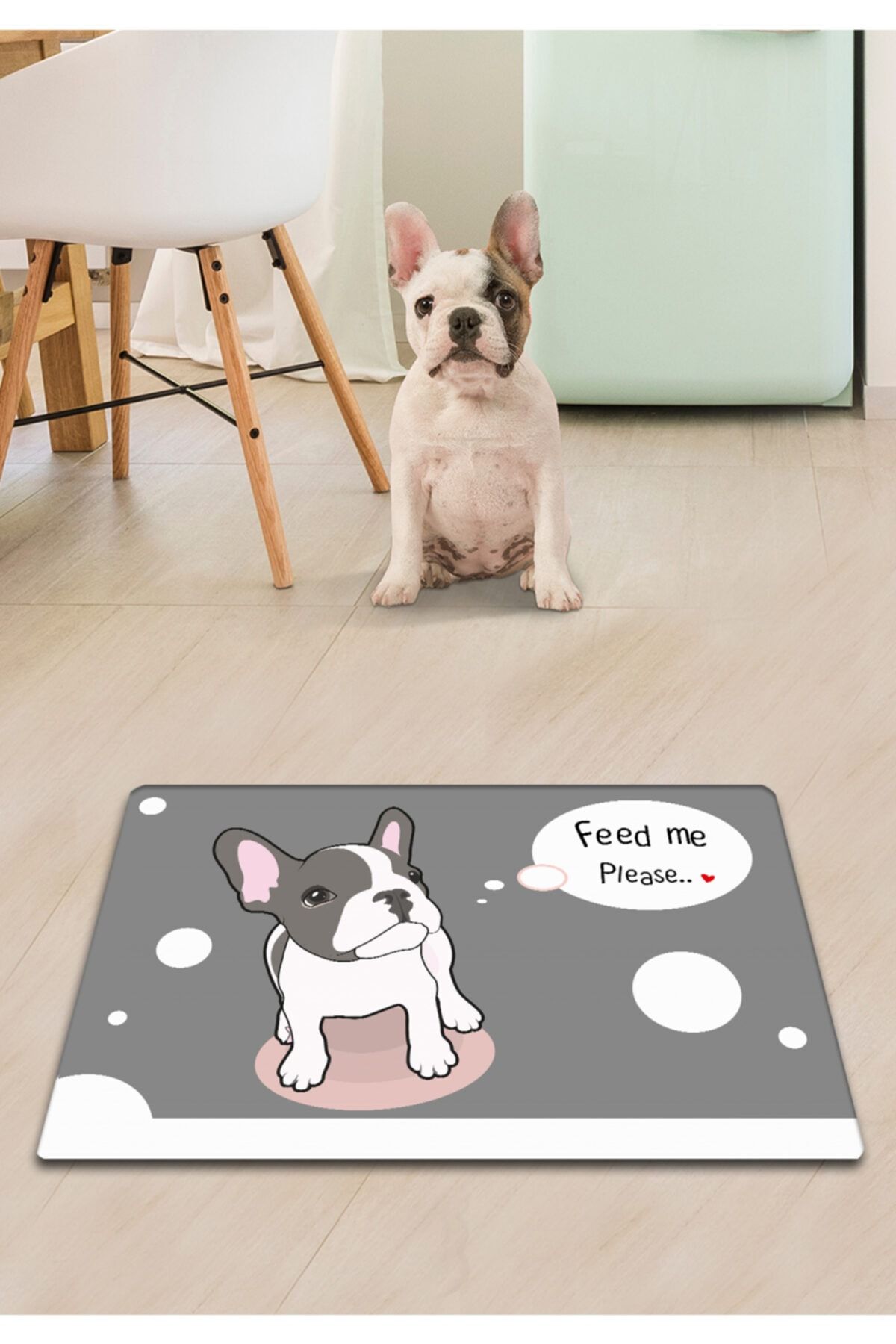 Chilai Home Pvc Feed Me Köpek Mama Paspası