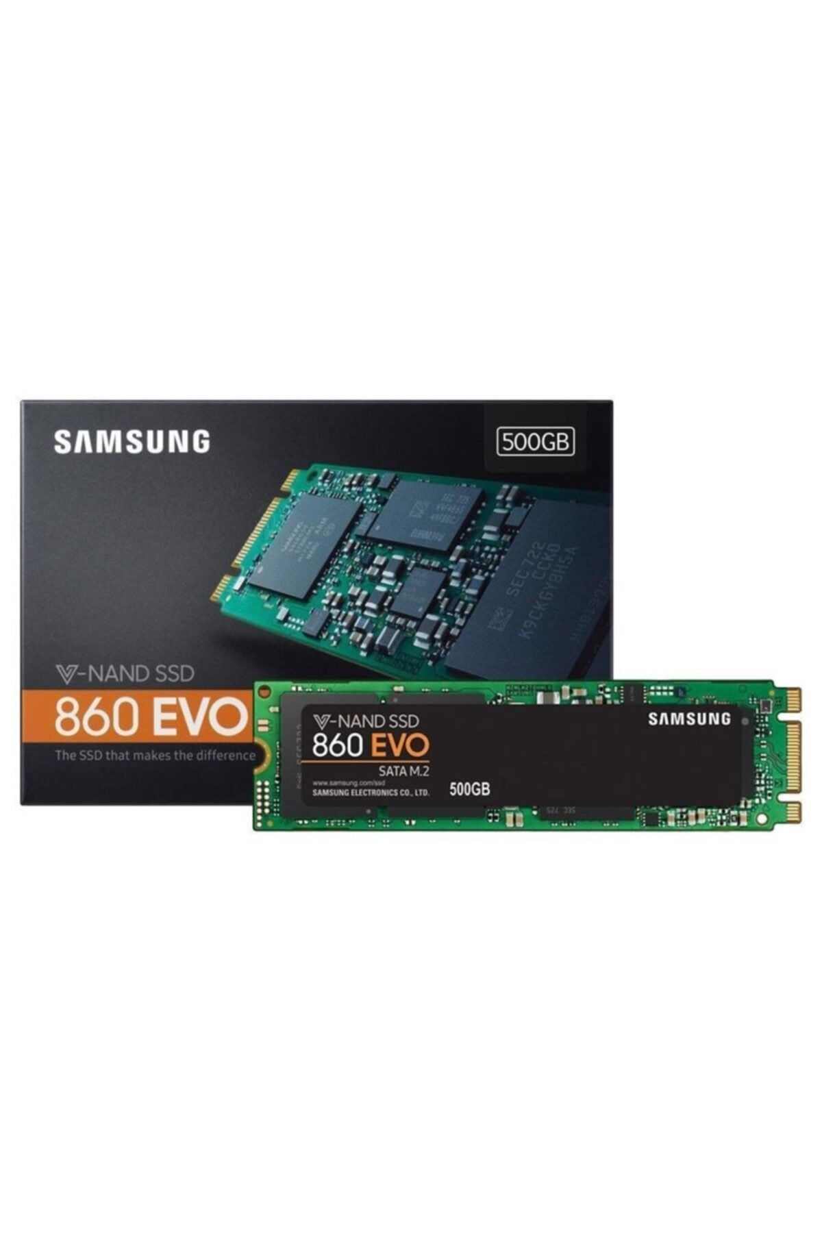 Samsung 500 Gb 860 Evo M.2 Sata Mz-n6e500bw