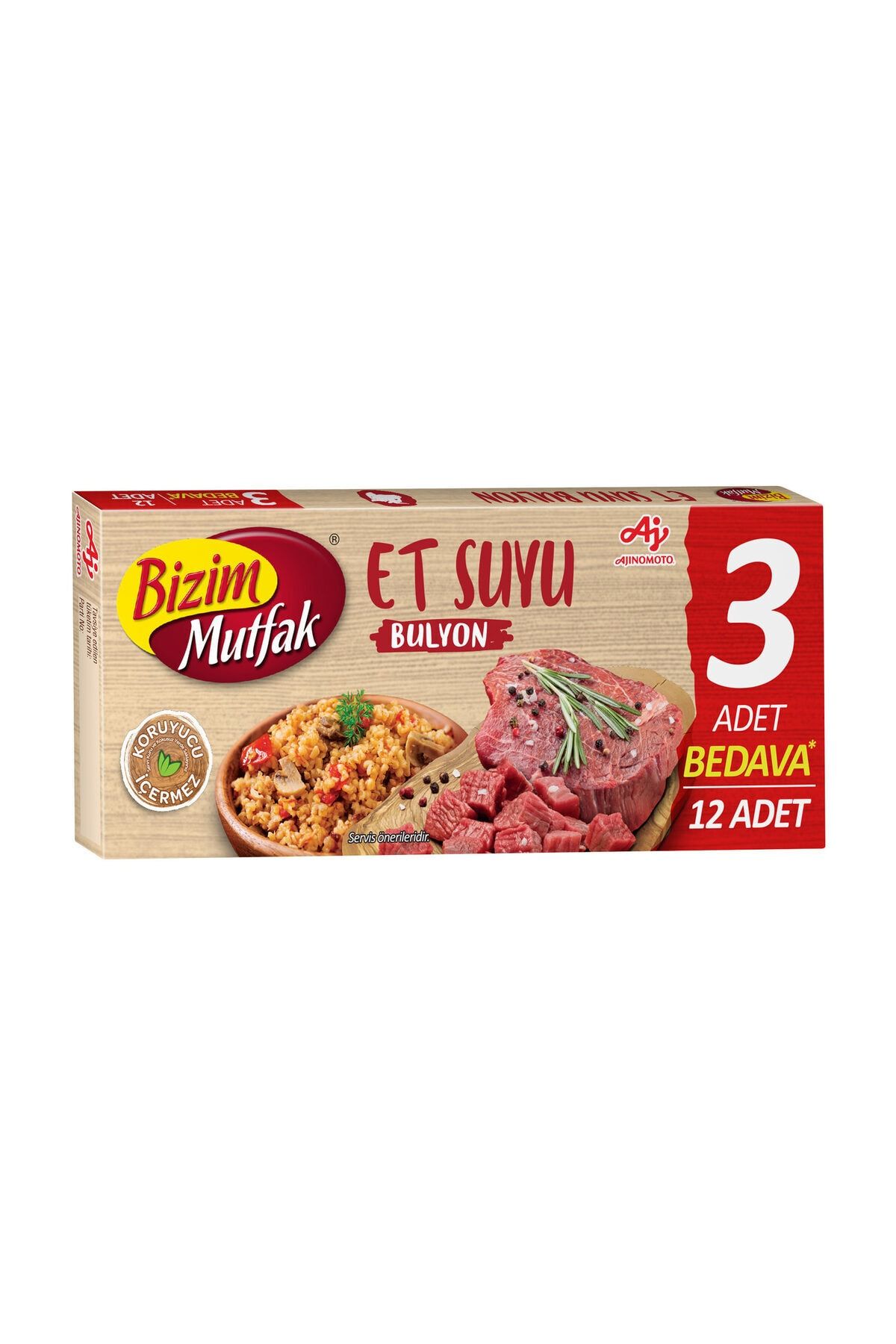 Bizim Mutfak Et Suyu Bulyon 12 Adet