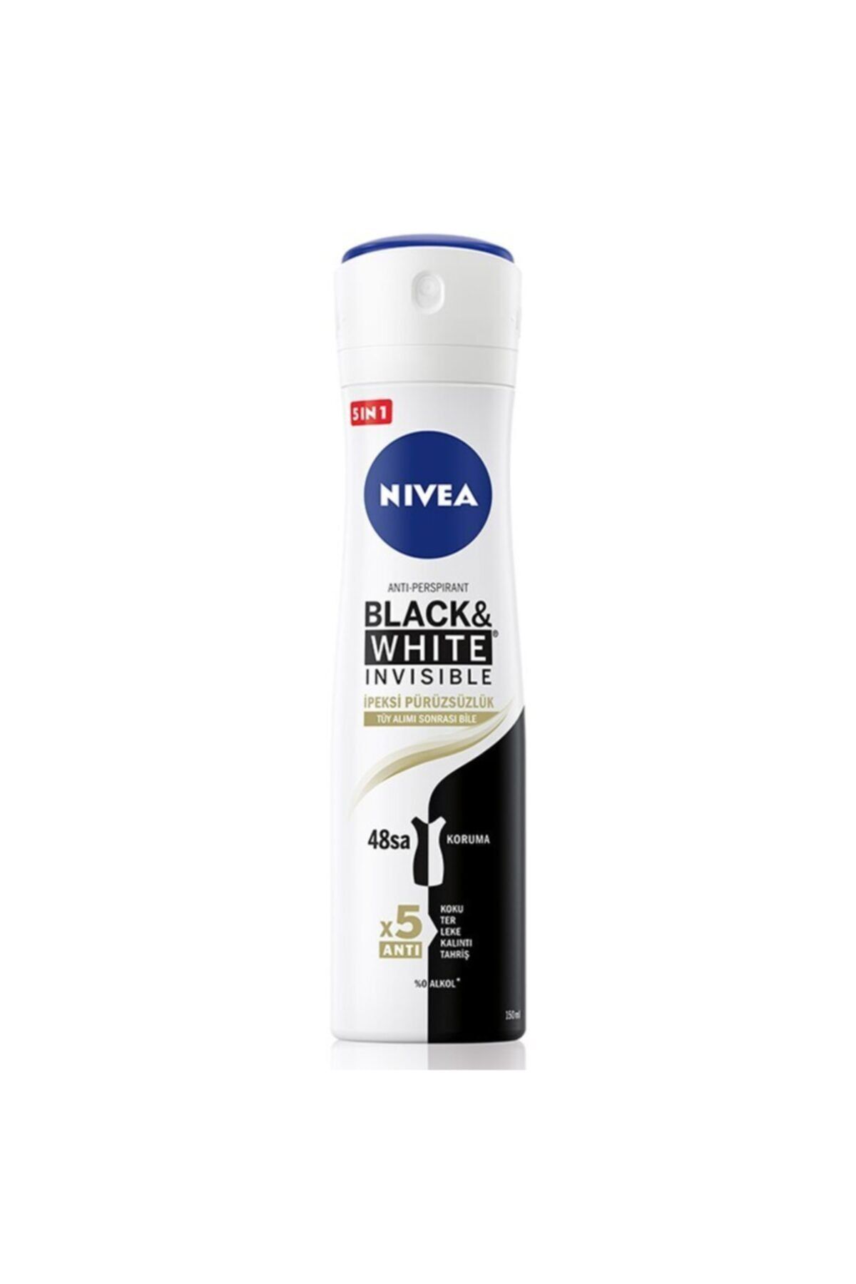Nivea Black White Ipeksi Pürüzsüzlük Kadın Deodorant Sprey 150 ml