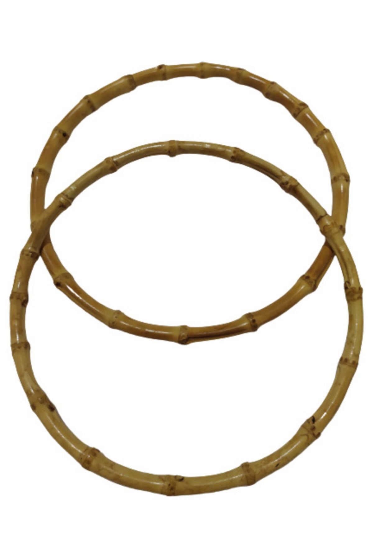 RDN Bambu Yuvarlak Çanta Sapı Hasır 23 cm