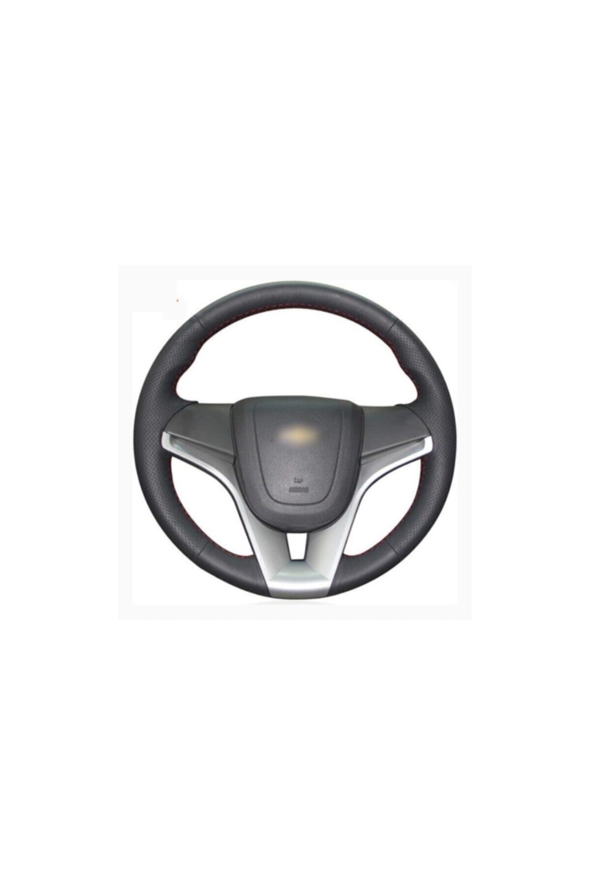 Loggia Oto Chevrolet Cruze 2009-14 Araca Özel Dikişli Deri Direksiyon Kılıfı