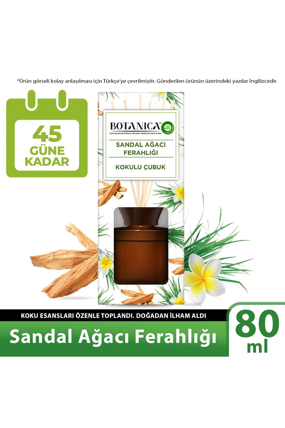 Air Wick Botanica Sandal Ağacı Ferahlığı Çubuklu Oda Kokusu 80 Ml
