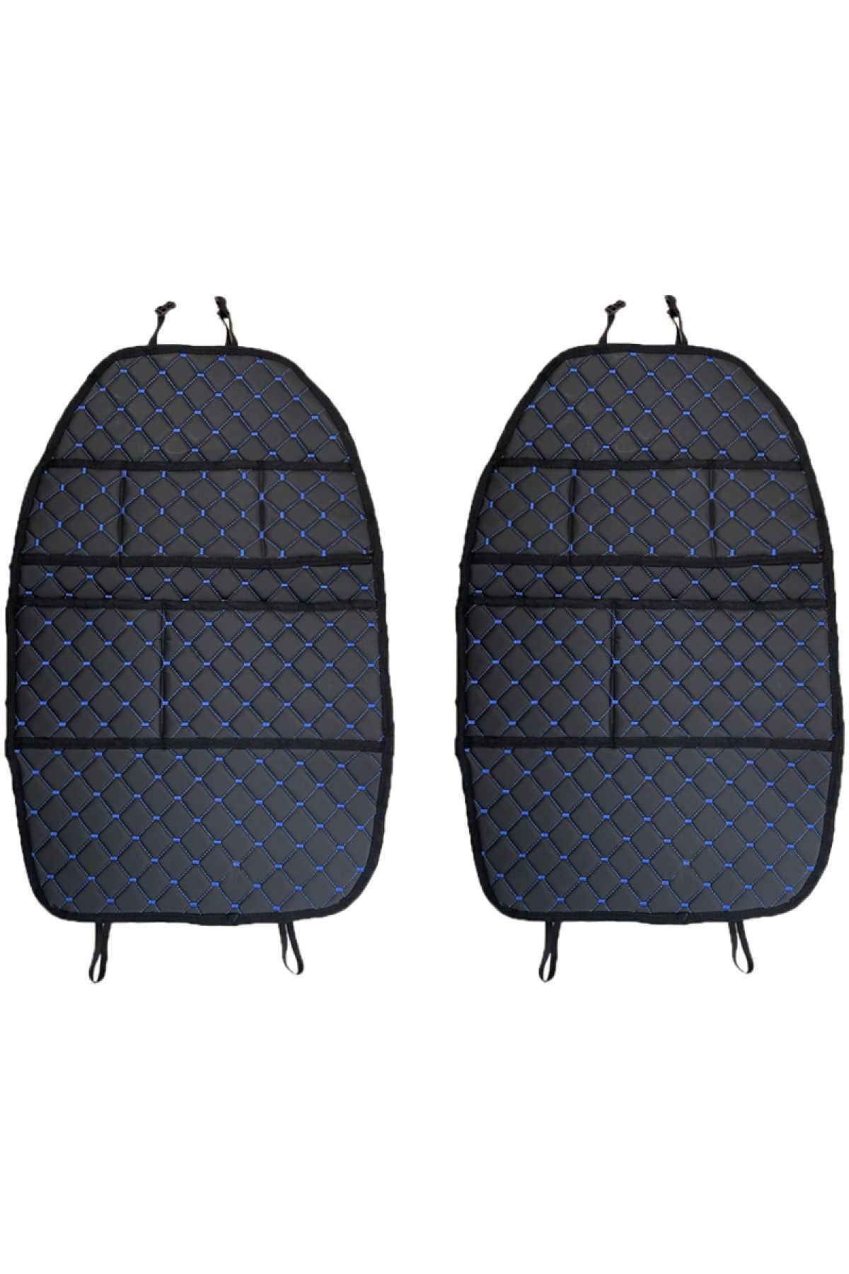 caraks Citroen C3 2003-2010 Arası Oto Koltuk Arkası Organizer Suni Deri 2 Adet 018