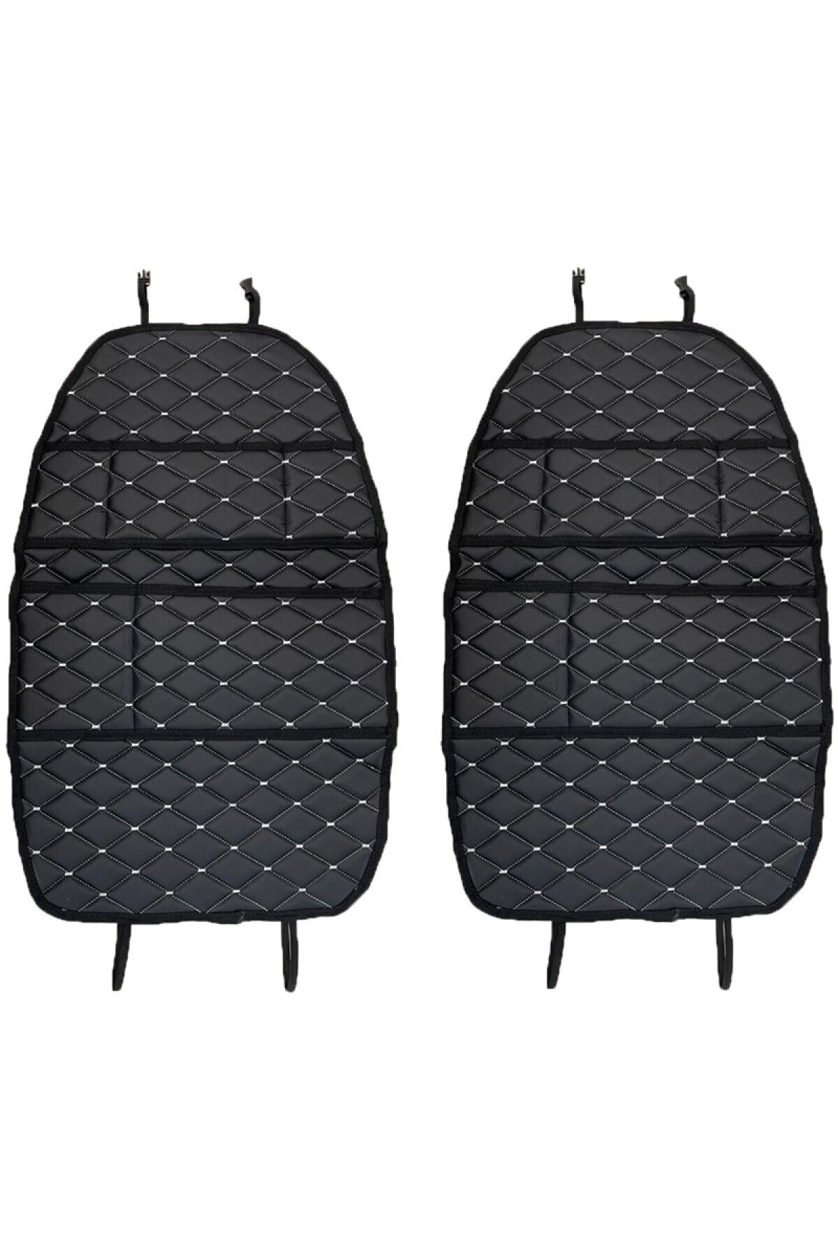 caraks Seat Altea Xl 2009-2015 Arası Oto Koltuk Arkası Organizer Suni Deri 2 Adet 012