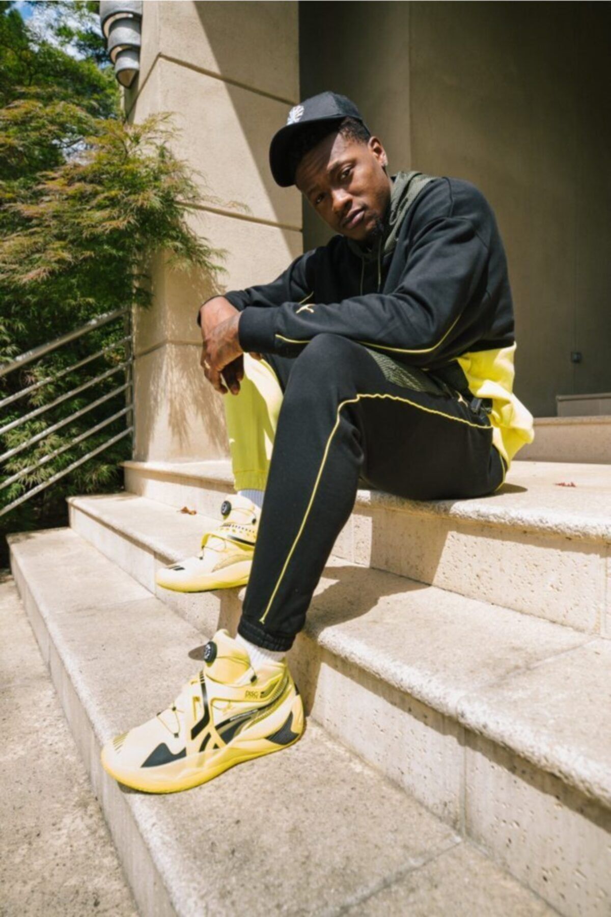 Puma Dısc Rebirth Porsche Yellow Basketbol Ayakkabısı 195370 01