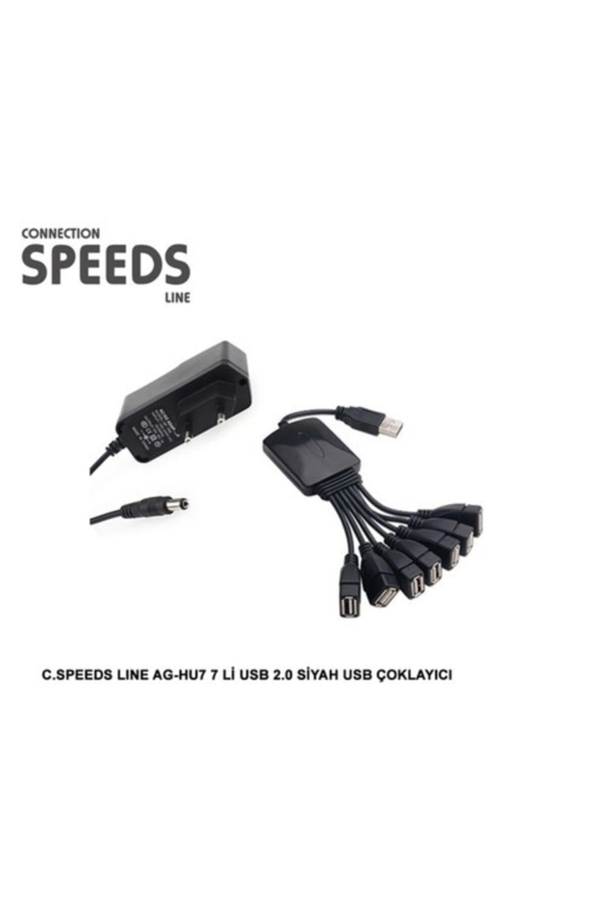 OEM C.speed Adaptörlü 7 Port Usb Çoklayıcı
