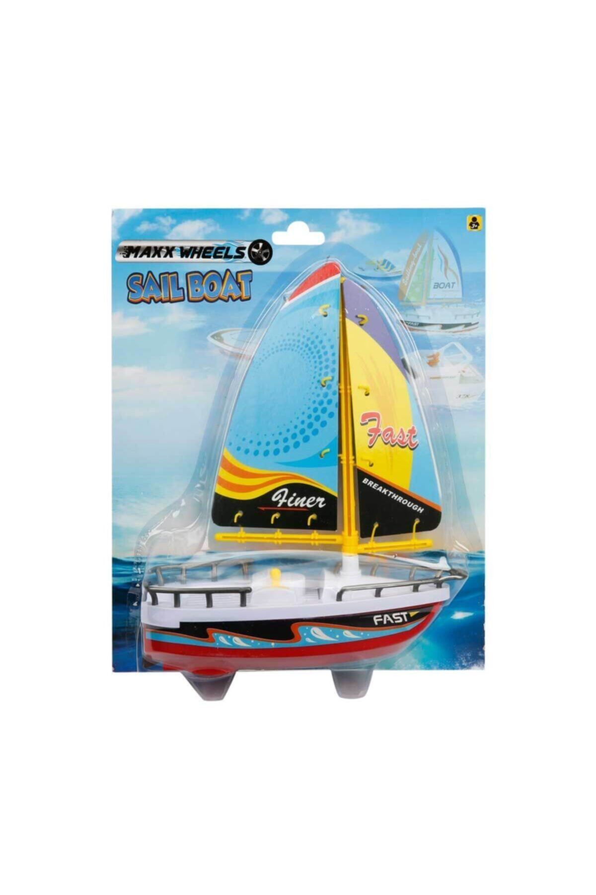 Maxx Wheels Yüzen Pilli Yelkenli Tekne 21 Cm