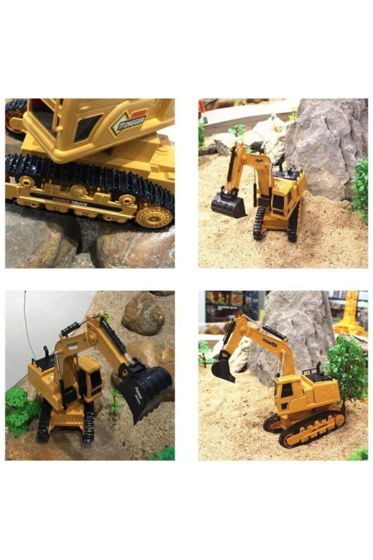 Oyuncakmatik Uzaktan Kumandalı Şarjlı Iş Makinası Kepçe