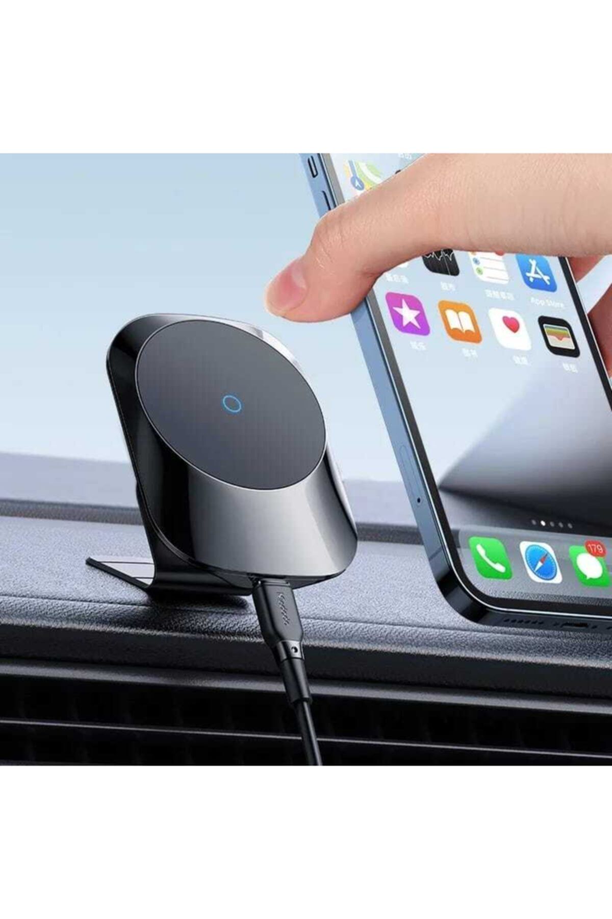 Mcdodo 15w Torpido Kalorifer Tutucu Iphone 12 Magsafe Araç Şarjı