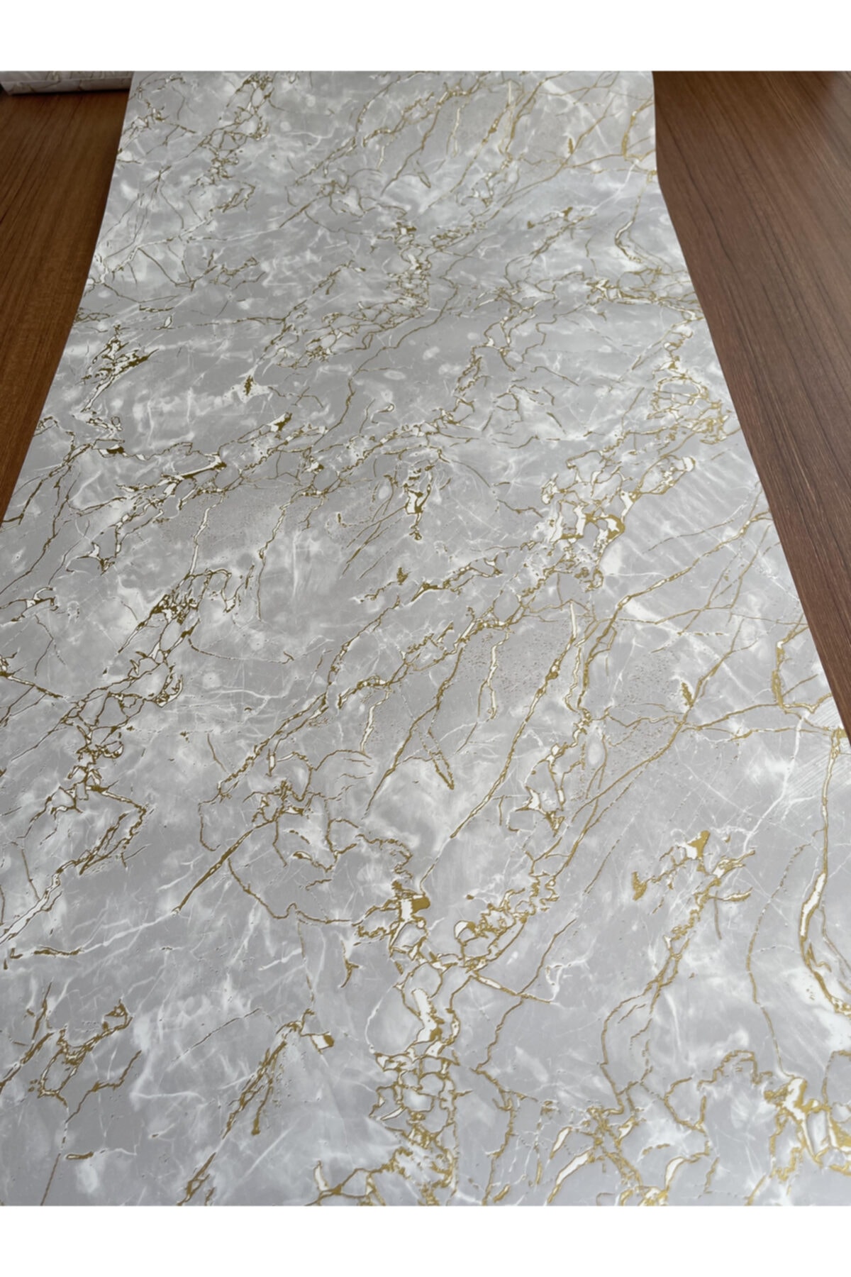 BAŞYAPI DİZAYN Gold Mermer Desen Duvar Kağıdı (5M²)