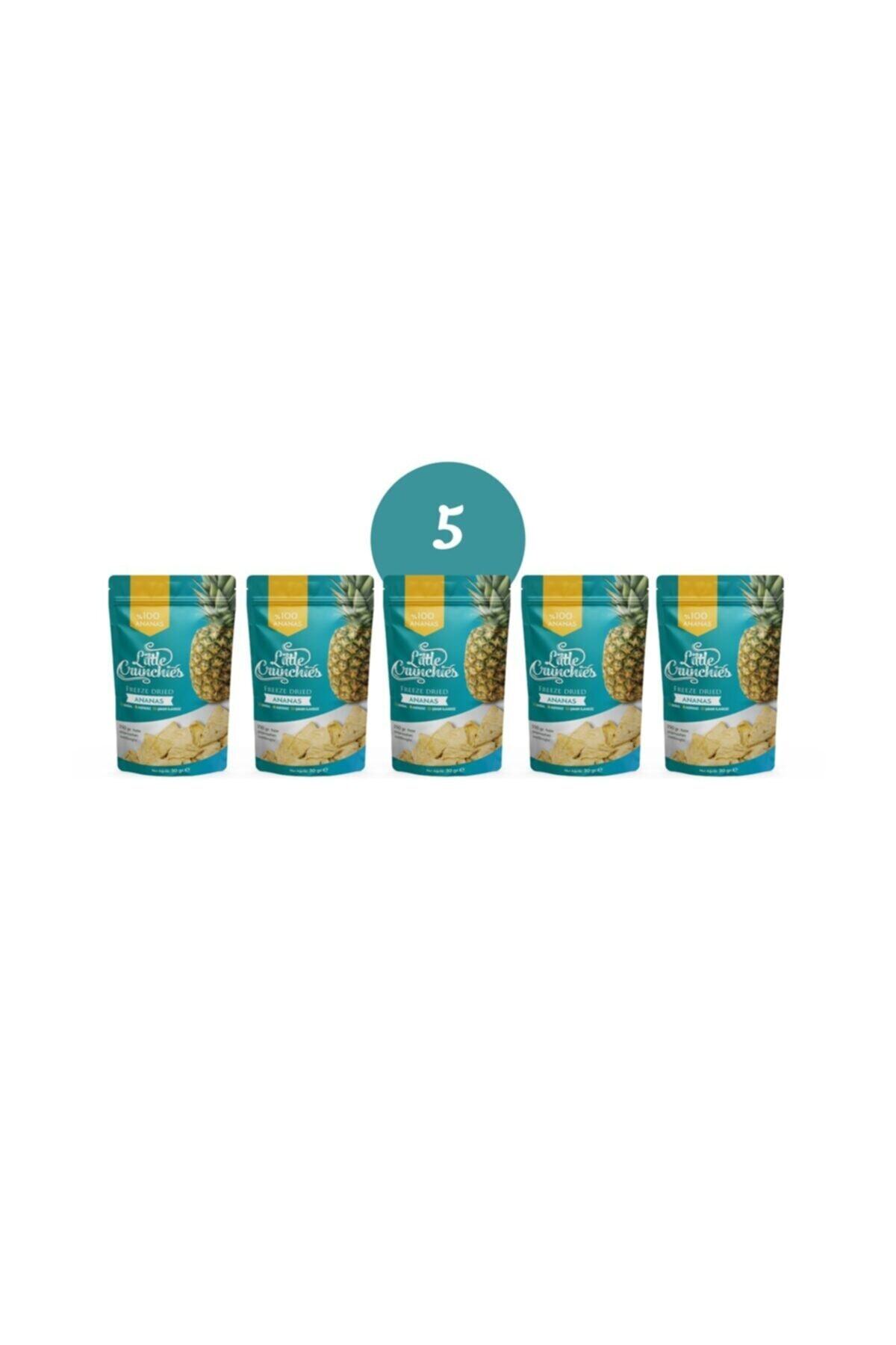 Little Crunchies Freeze Dried Ananas 5'li Paket