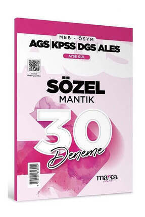 2026 Meb-ags Kpss Dgs Ales Sözel Mantık 30 Deneme Image 0