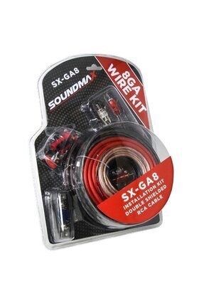 Sx-awg 8 8 Ga Oto Ses Sistemi Kablo Seti Xv Sound Image 0