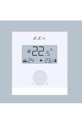 Dijital Yerden Isıtma Oda Termostatı-Beyaz- KABLOLU-D230VT14-601021047 Image 1