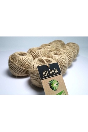 100 gr Jüt Iplik-10'lu Jüt Ip , Hasır Ip , Kırnap Ip , Doğal Ip , Çuval Ip Image 1