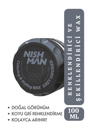 C2 Saç Şekillendirici Beyaz Kapatıcı Wax / % 70 Doğal Beyaz Kapama 100 Ml Image 0