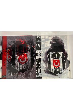 BJK kartal taraftar A4 hazır şeffaf kitap kabı yapışkanlı 2 adet Image 0