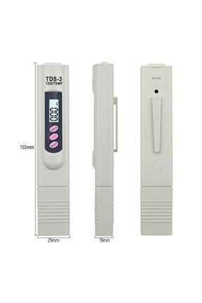 Dijital TDS Metre Sıcaklık İçe Suyu Sertlik Ölçüm Aleti Su Kalitesi Ölçme Cihazı Su Analiz Aparatı Image 4