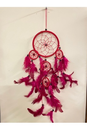 Rüya kapanı dreamcatcher düş kapanı halka çapı 12 cmdir Image 0