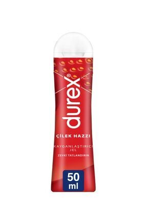 Play Çilek Hazzı Kayganlaştırıcı Jel 50 ml, Su Bazlı, Çilek Aromalı Image 0