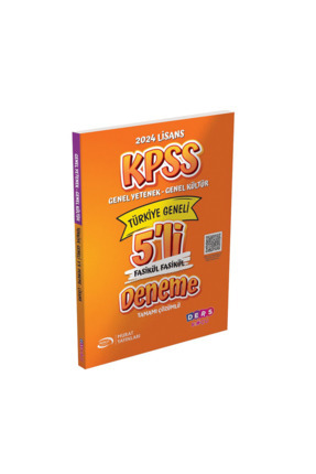 Süper Fiyat - Murat Kpss Genel Yetenek Genel Kültür Lisans 5 Deneme Pdf Çözümlü Image 0