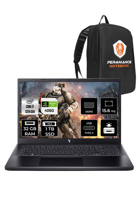 Nitro V15 i7 13620H 32GB 1TB SSD RTX4060/8GB 15.6'' 165Hz FHD FDOS Gaming Laptop & PER4 ÇANTA Image 0