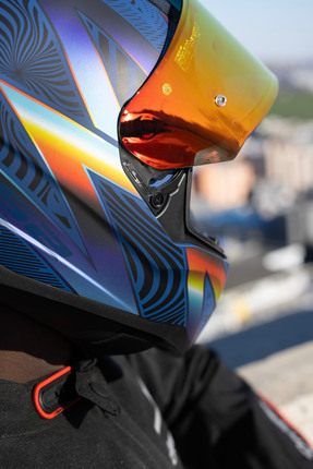 RAPID 2 OPTIK MAT MAVİ-MOR KASK Image 4