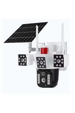 Okam 3030 4G Güneş Enerjili Dual Lens 360 Derece Görüş Akıllı Güvenlik Kamerası Image 0