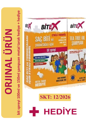 bit spreyi 100ml ve 150ml şampuan metal tarak hediye + hediye Image 0