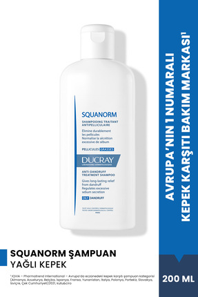 Squanorm Yağlı Kepek Şampuanı 200 ml Image 0