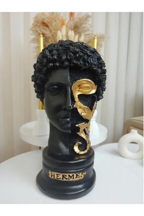 Dekoratif Çiçekli Hermess Heykel Biblo Image 0