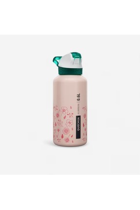 Çocuk Outdoor Pipetli Alüminyum Matara - 0,6 L - Pembe - 500 Image 0