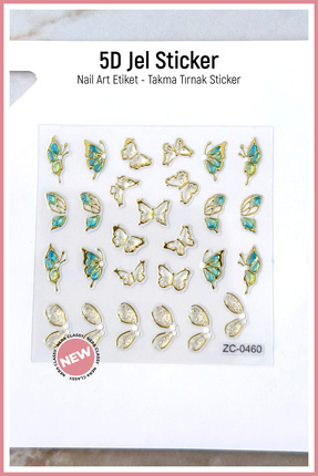 5D Jel Sticker, Nail Art Etiket, Jel Sticker Image 0
