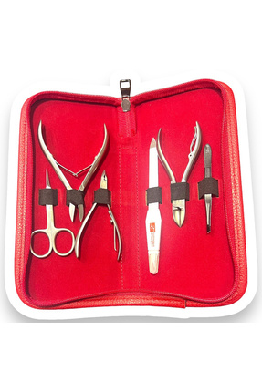 6 Parça Profesyonel Manikür Ve Pedikür Seti (BİLEYLİ MAT SET) Image 0