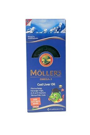 Mollers Tutti-frutti Aromalı Omega-3 Balık Yağı Şurubu 250 ml Image 0