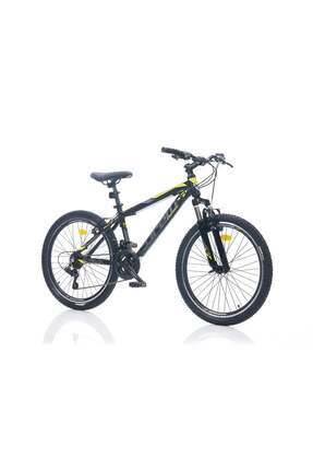 FELİX 3.2 ERKEK DAĞ BİSİKLETİ 310H V 24 JANT 21 VİTES SİYAH SARI GRİ Image 0