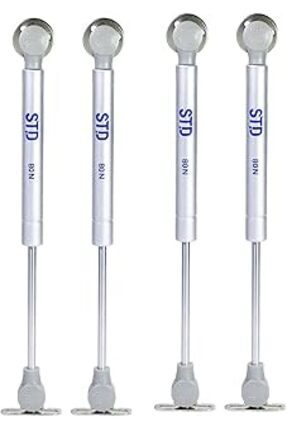 Badem10 4 Adet Std Dolap Amortisörü Gazlı Piston Kapak Hidroliği 27 Cm 80n Image 0