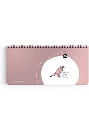 Keskin Color 13x27 Spiralli,stickerlı Haftalık Planner - Katlandığıma Değdi, Lila Image 0