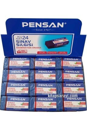 Sınav Silgisi Mavi 24'lü Paket Yumuşak Iz Bırakmaz Image 0