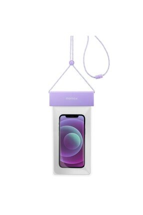 Su Geçirmez Boyun Askılı Telefon Koruyucu Kılıf Mor (LİSANSLI) Image 0
