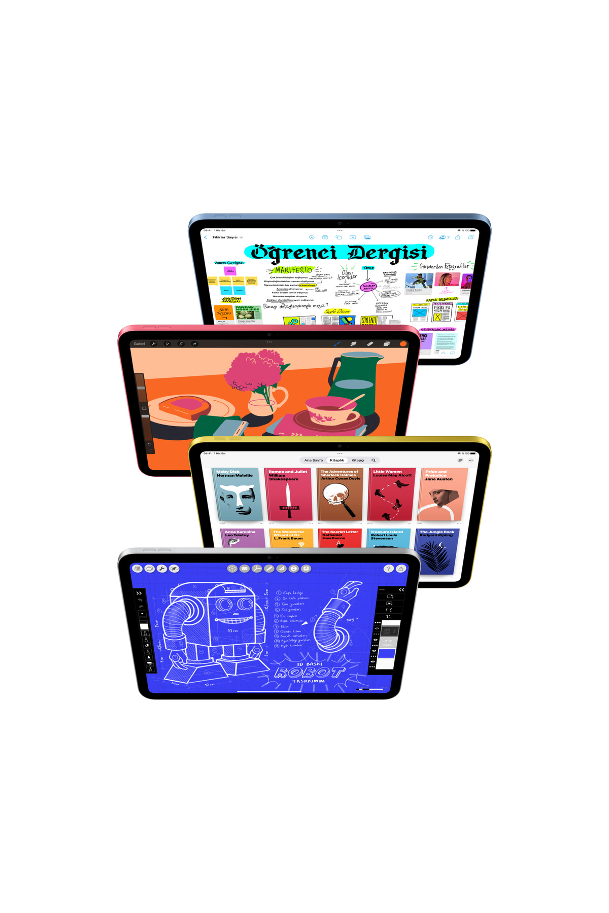 11 "iPad Wi -fi 256GB - آبی