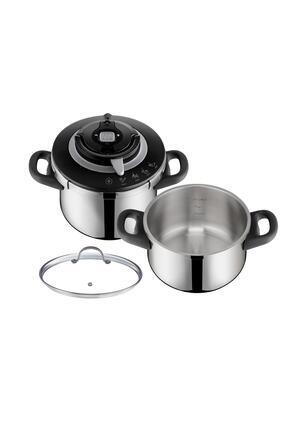 Clipso Chef 6 Litre + 4,5 Litre Düdüklü Tencere Seti - 1510002674 Image 0