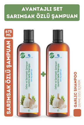 Defne Ve Sarımsaklı Şampuan, Saç Dökülmesine Karşı Yardımcı ( 2 Adet X 675 ml ) Image 0