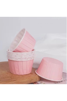 Pembe Muffin Cup Cake Pembe 50 Adet Kek Kapsülü Cupcake Image 0