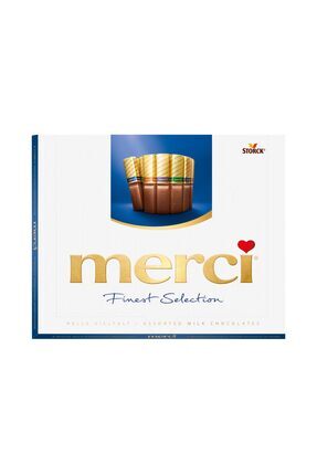 Merci Finest Selection / Helle Vielfalt - 4 Çeşitli Alman Çikolatası - 200 gr Image 0