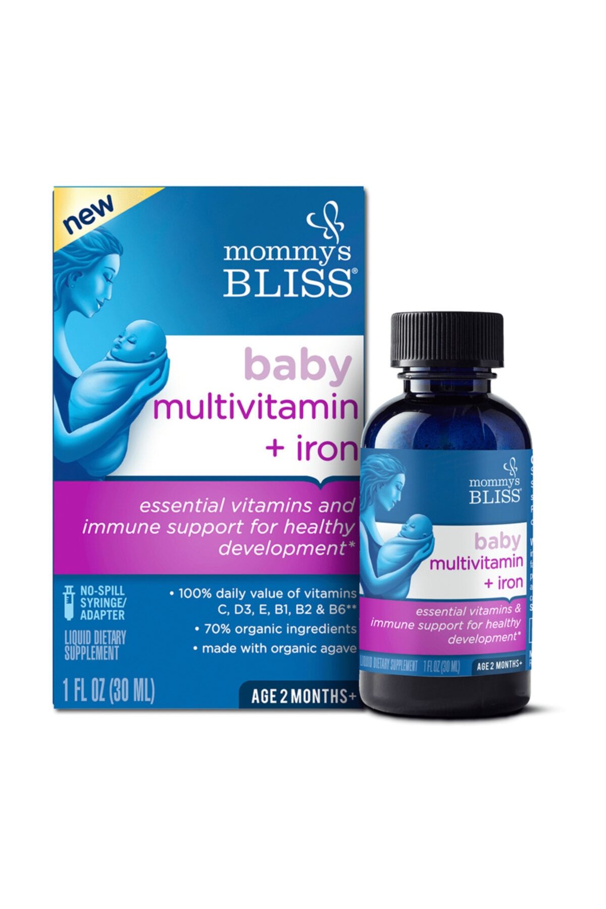 Mommy's Bliss Baby Multivitamin + Iron (bebek Multivitamin + Demir )