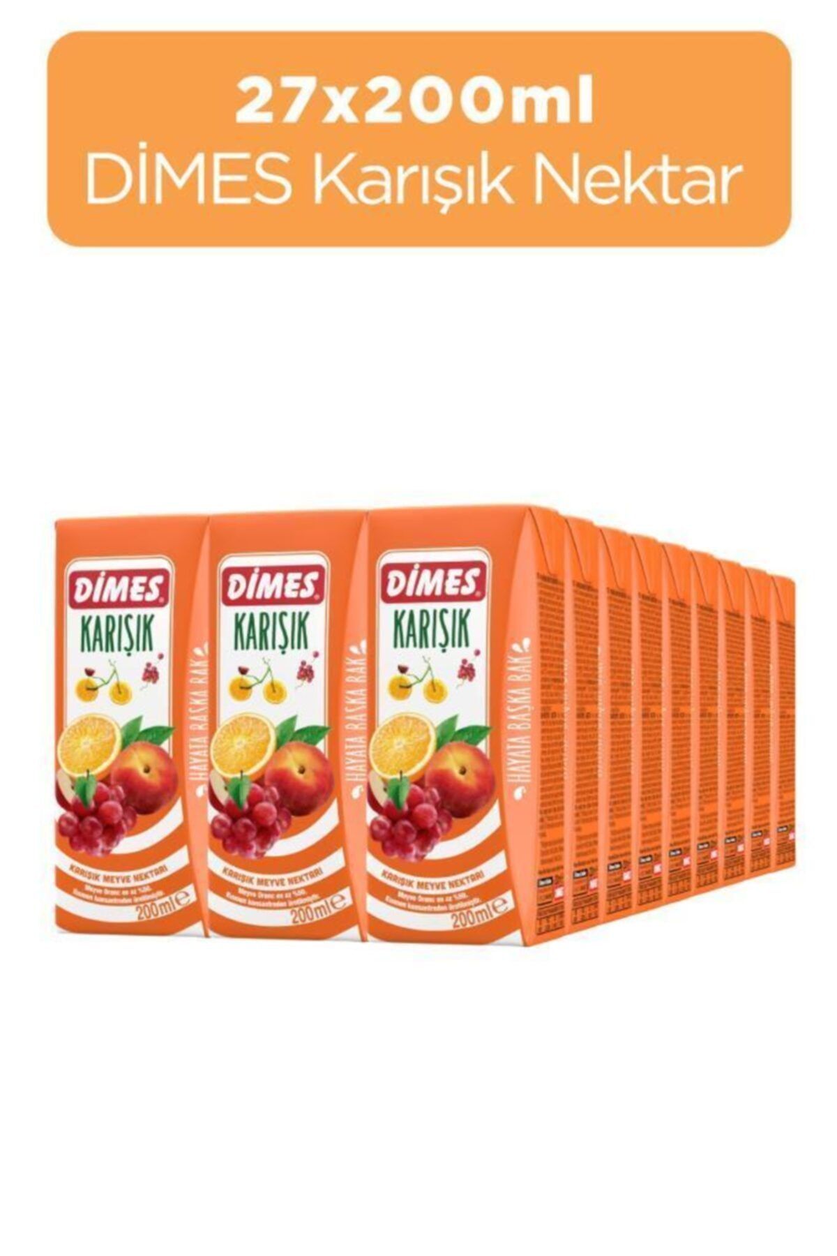 Dimes Karışık Nektar Paketi 200ml *27 Adet