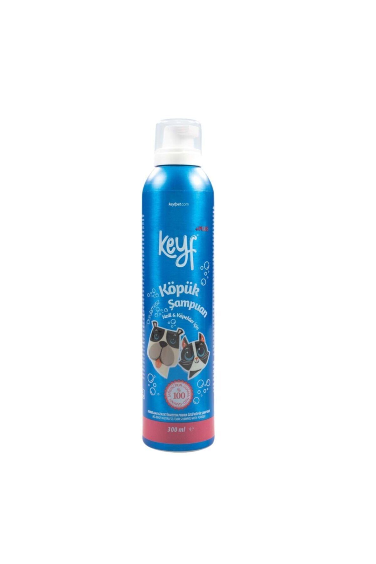 Keyf Kedi Köpek Köpük Şampuan Durulamasız Pudra Özlü 300 Ml
